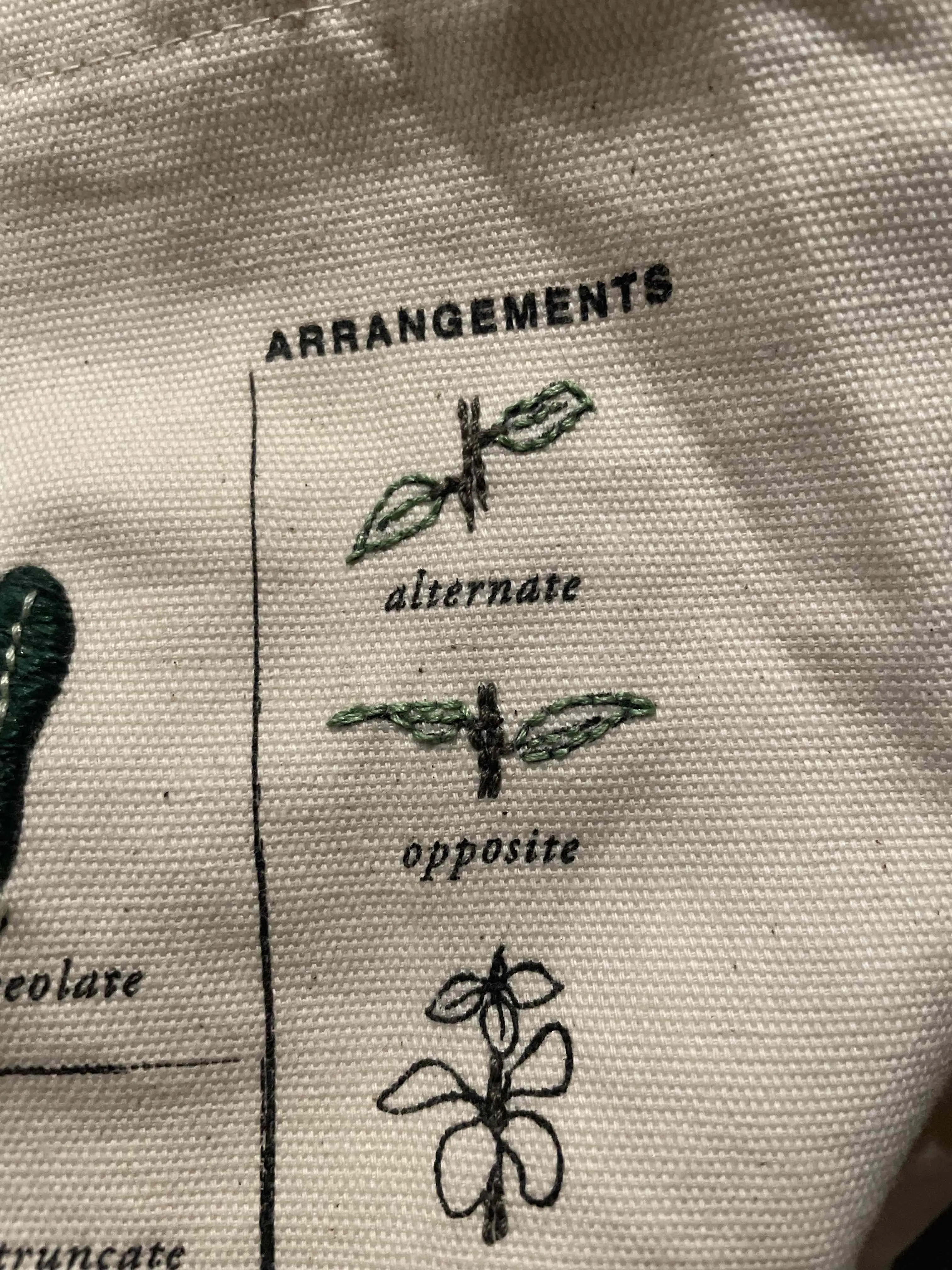 Foraging Tote Embroidery Kit