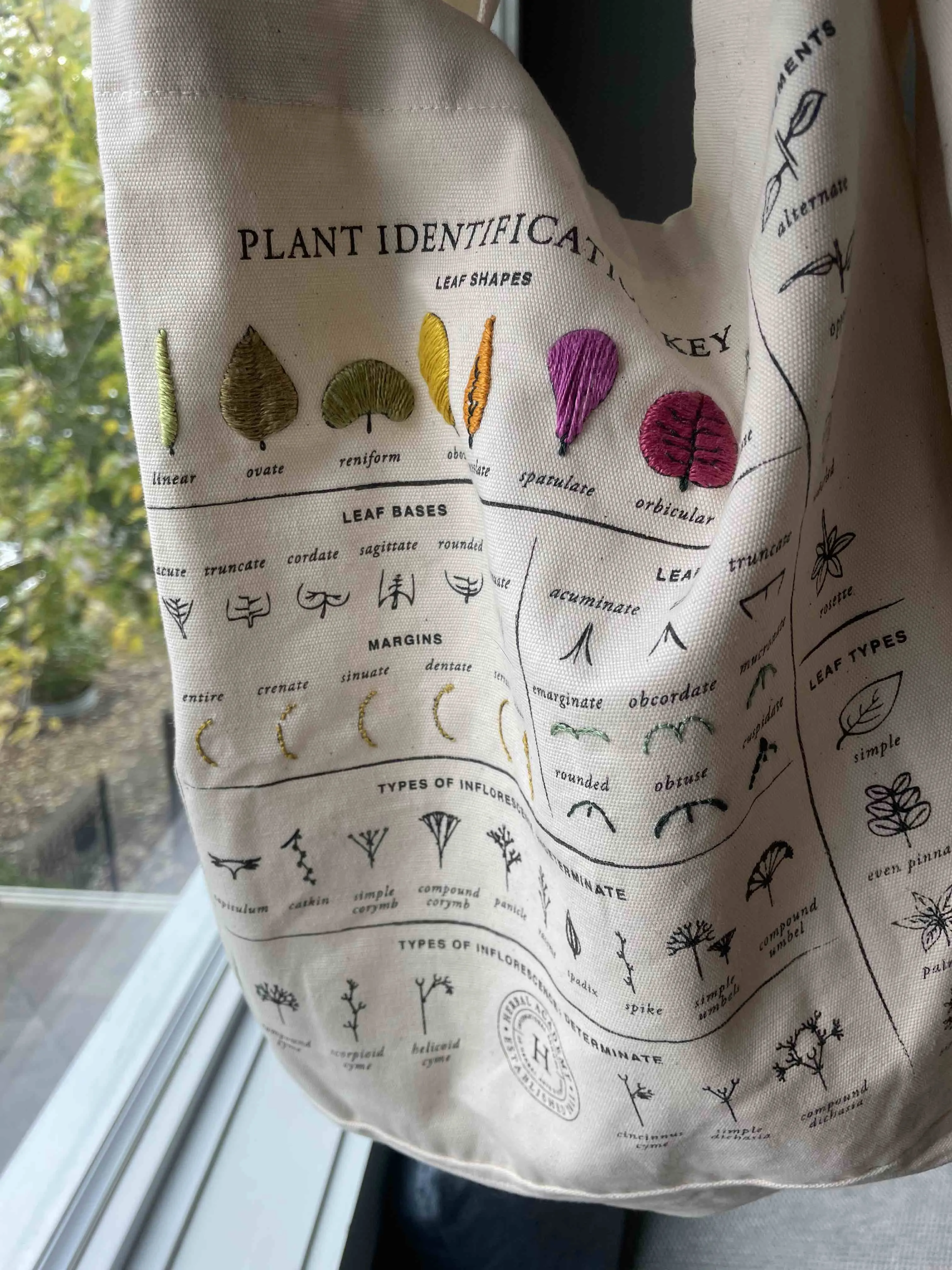 Foraging Tote Embroidery Kit