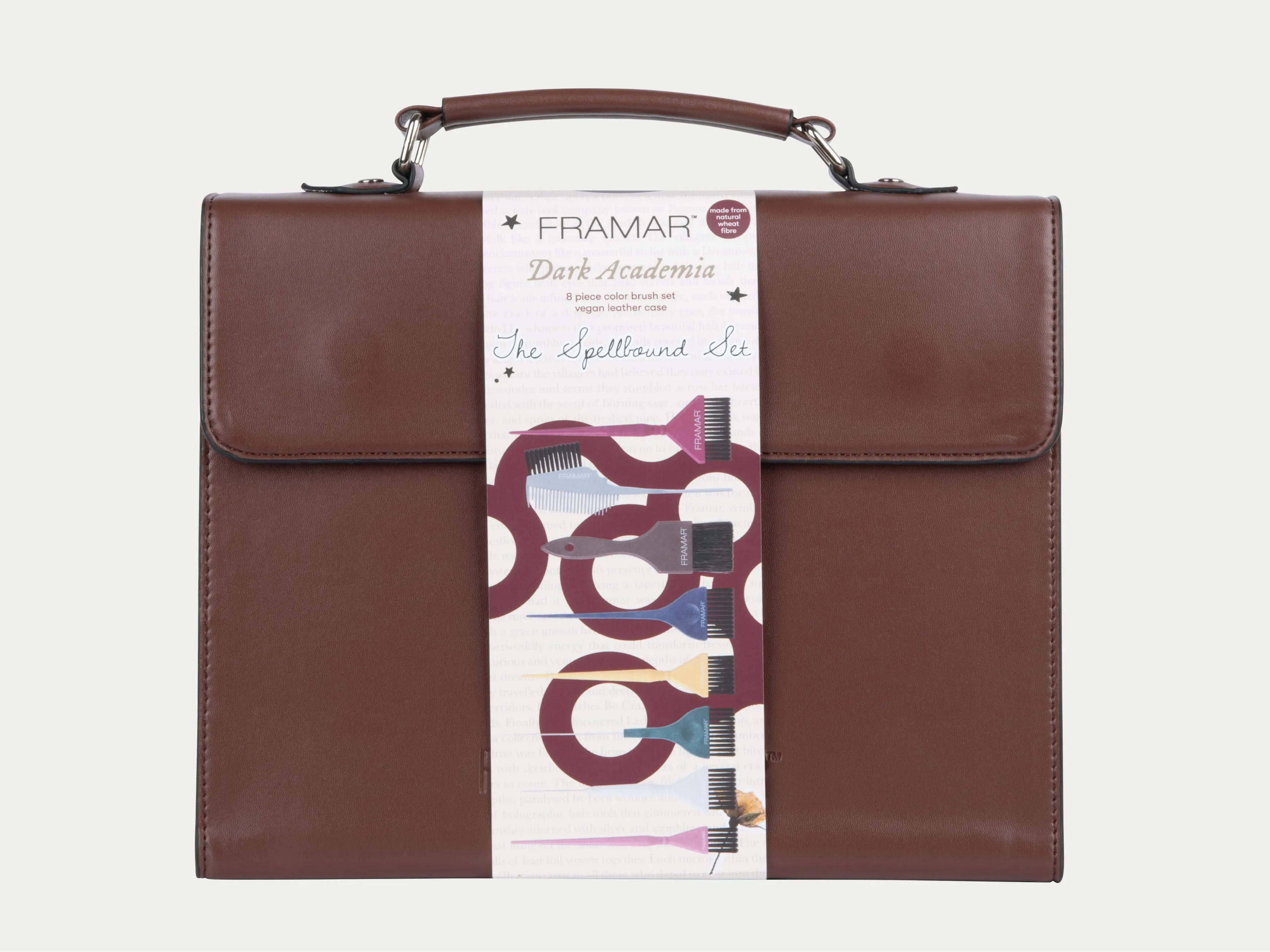 Framar Dark Academia Colour Brush Kit - The Spellbound Set (8 Brushes   Case)