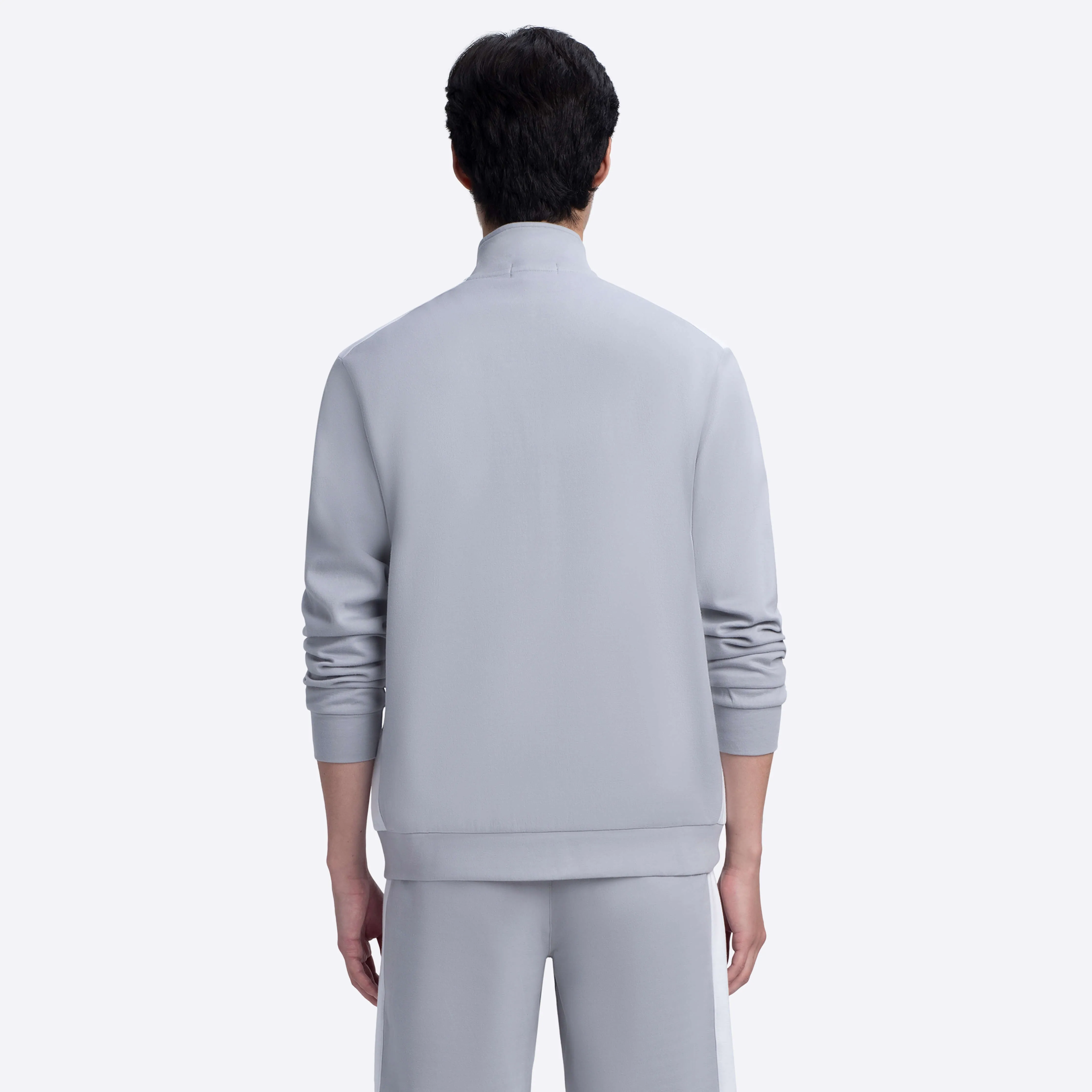 Full Zip Mock Neck Sweatshirt