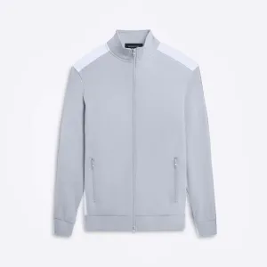 Full Zip Mock Neck Sweatshirt