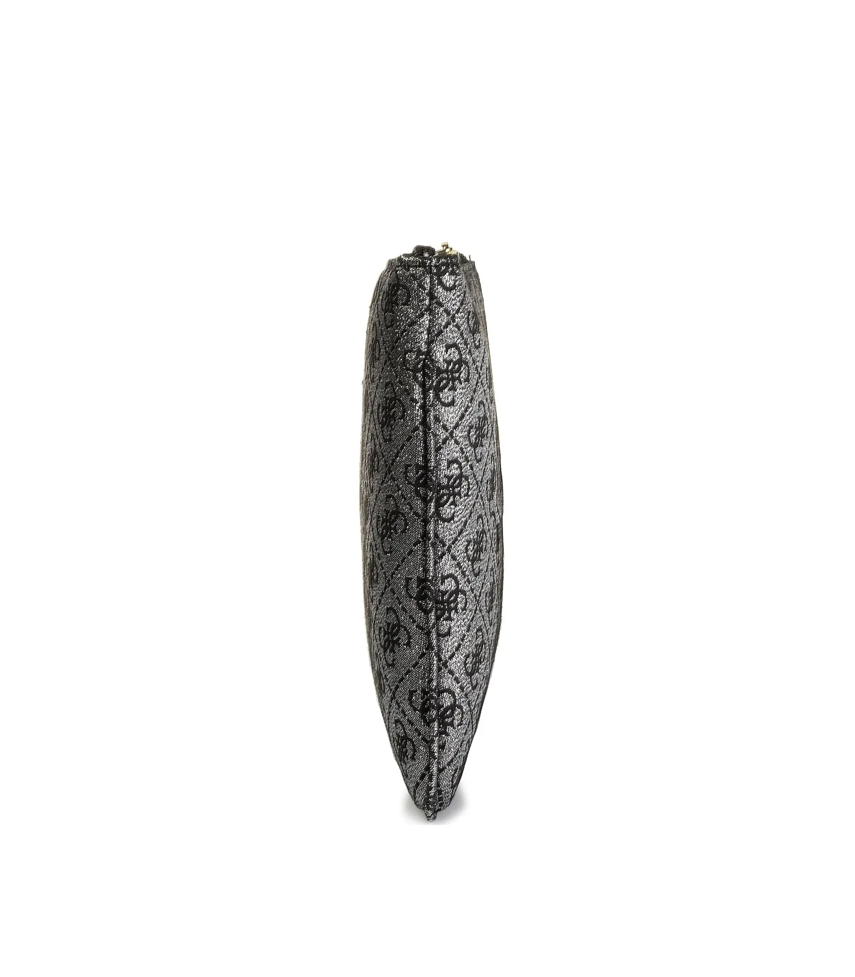 G Lurex Flat Top Zip - Black