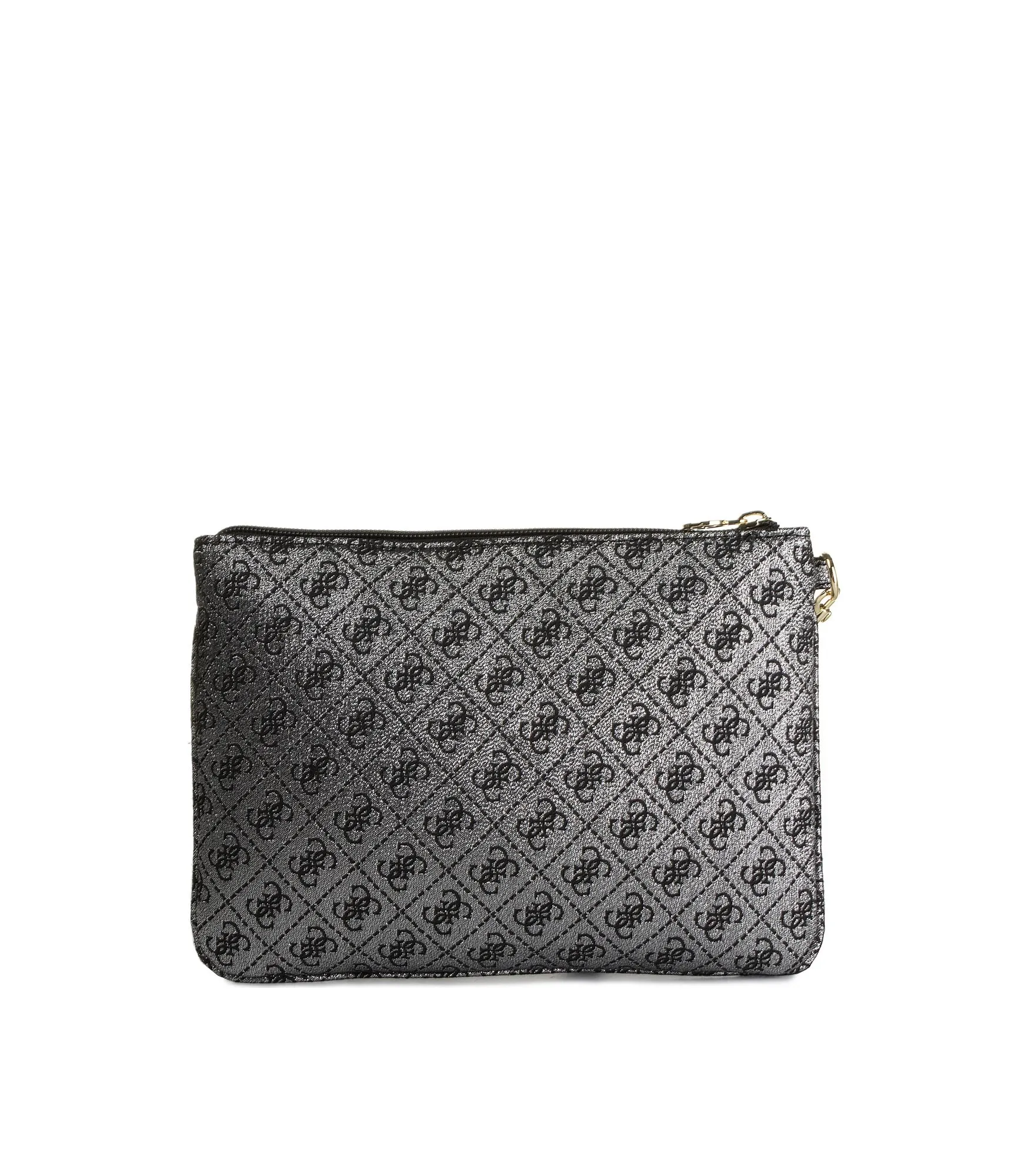 G Lurex Flat Top Zip - Black