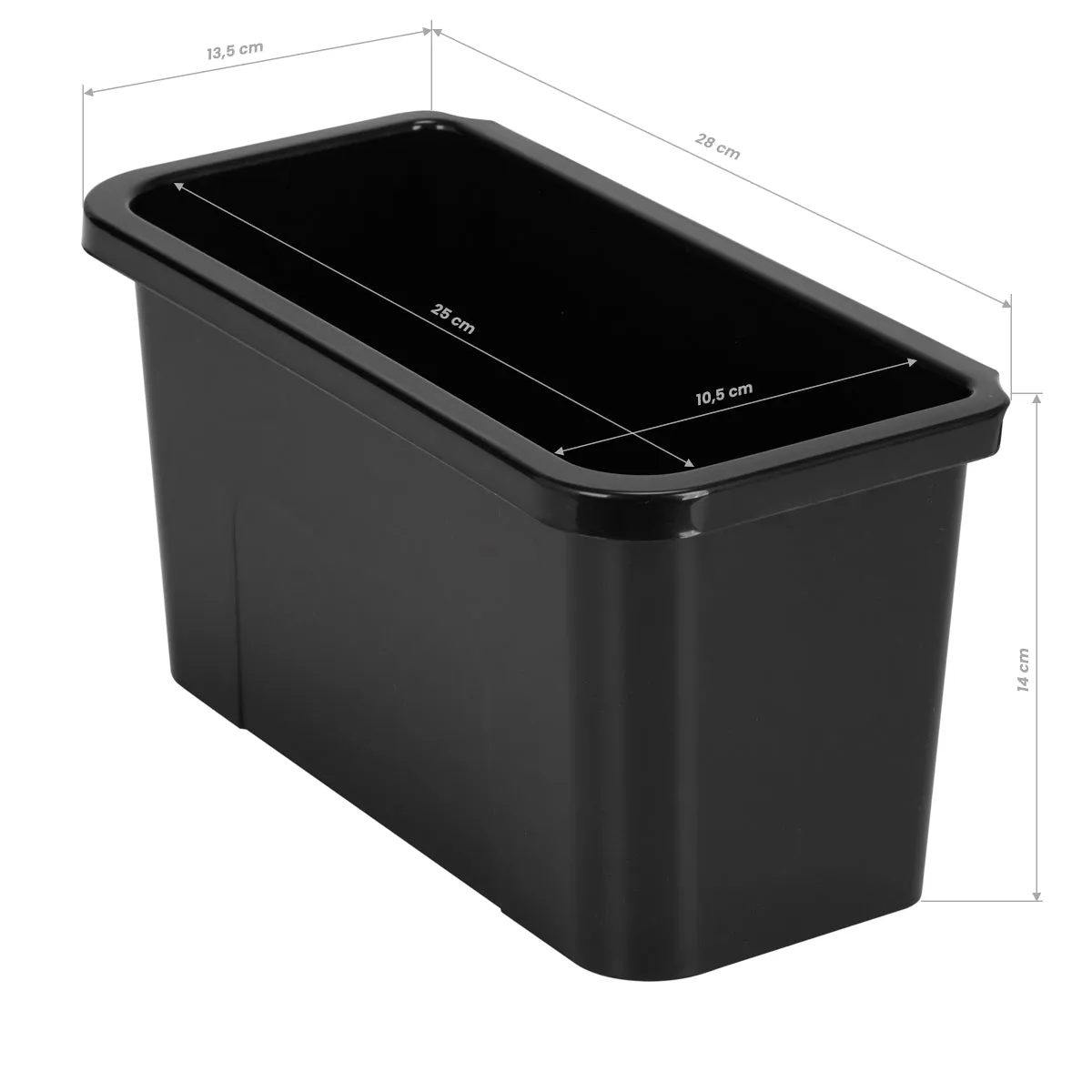 Gabbiano Hairdresser's Trolley 68A Black