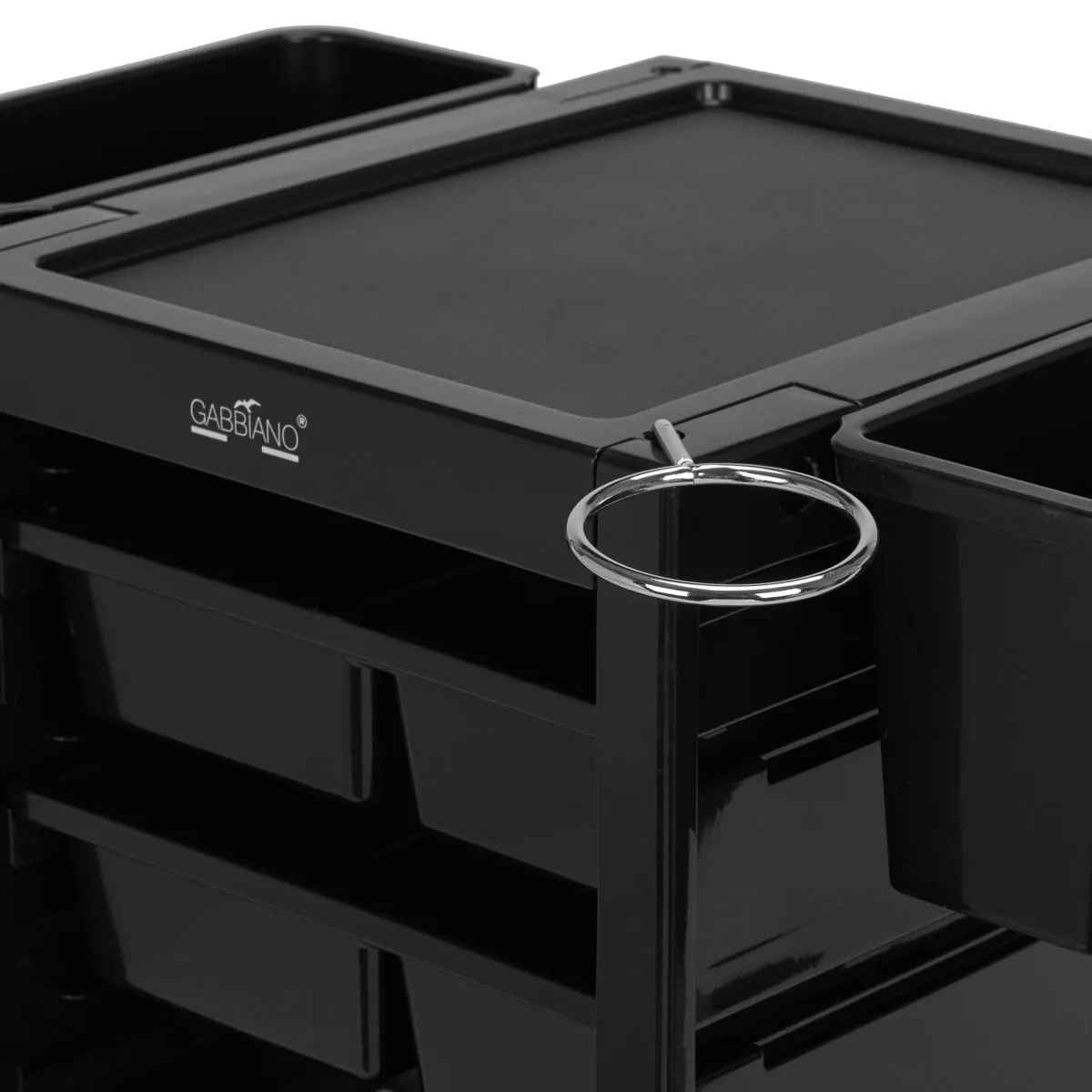 Gabbiano Hairdresser's Trolley 68A Black