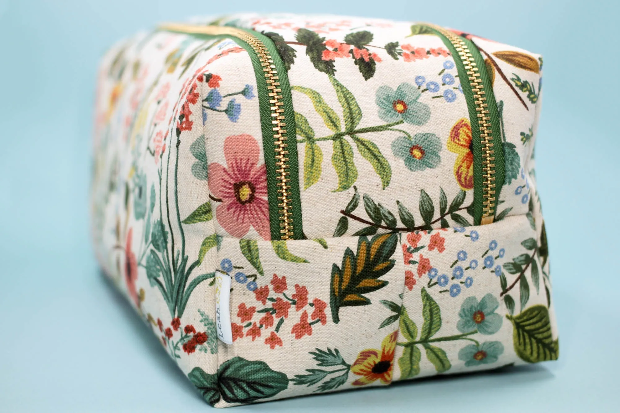 Garden Toiletry Case & Brush Pouch BUNDLE