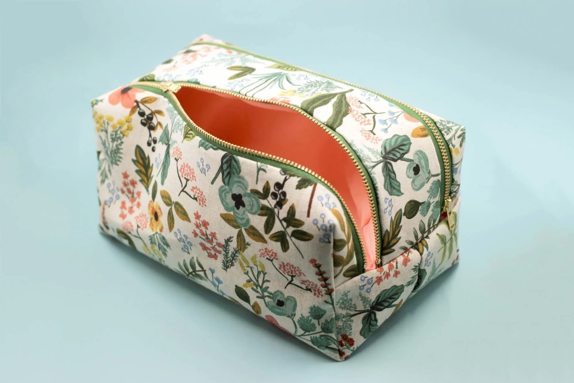 Garden Toiletry Case & Brush Pouch BUNDLE