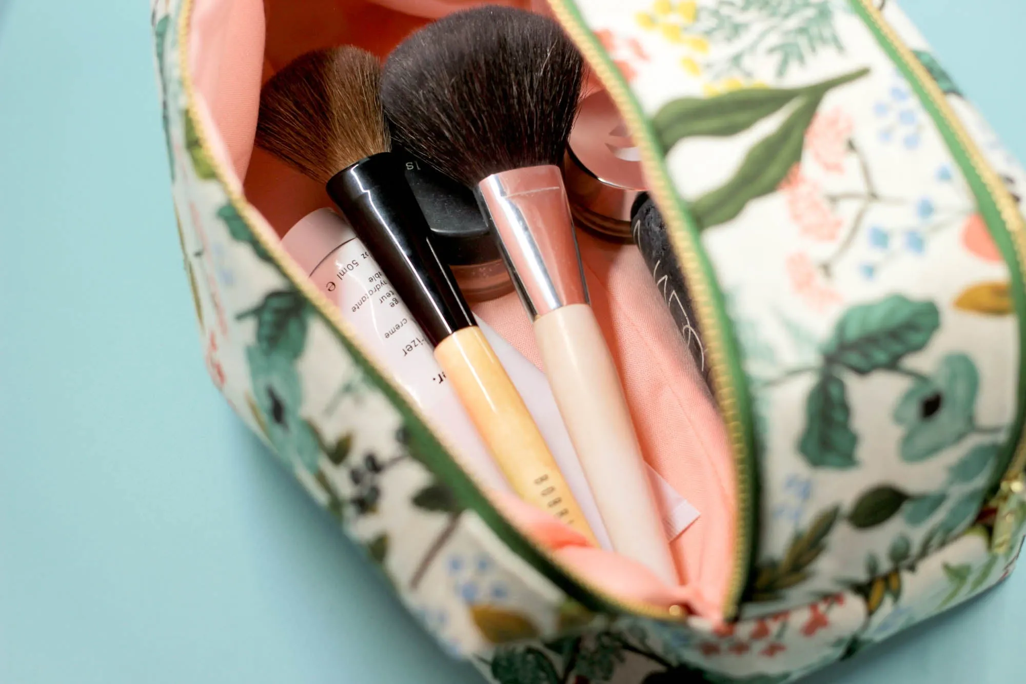 Garden Toiletry Case & Brush Pouch BUNDLE