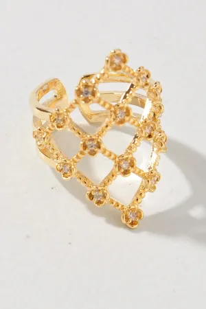 Gold Dipped Adjustable Ring