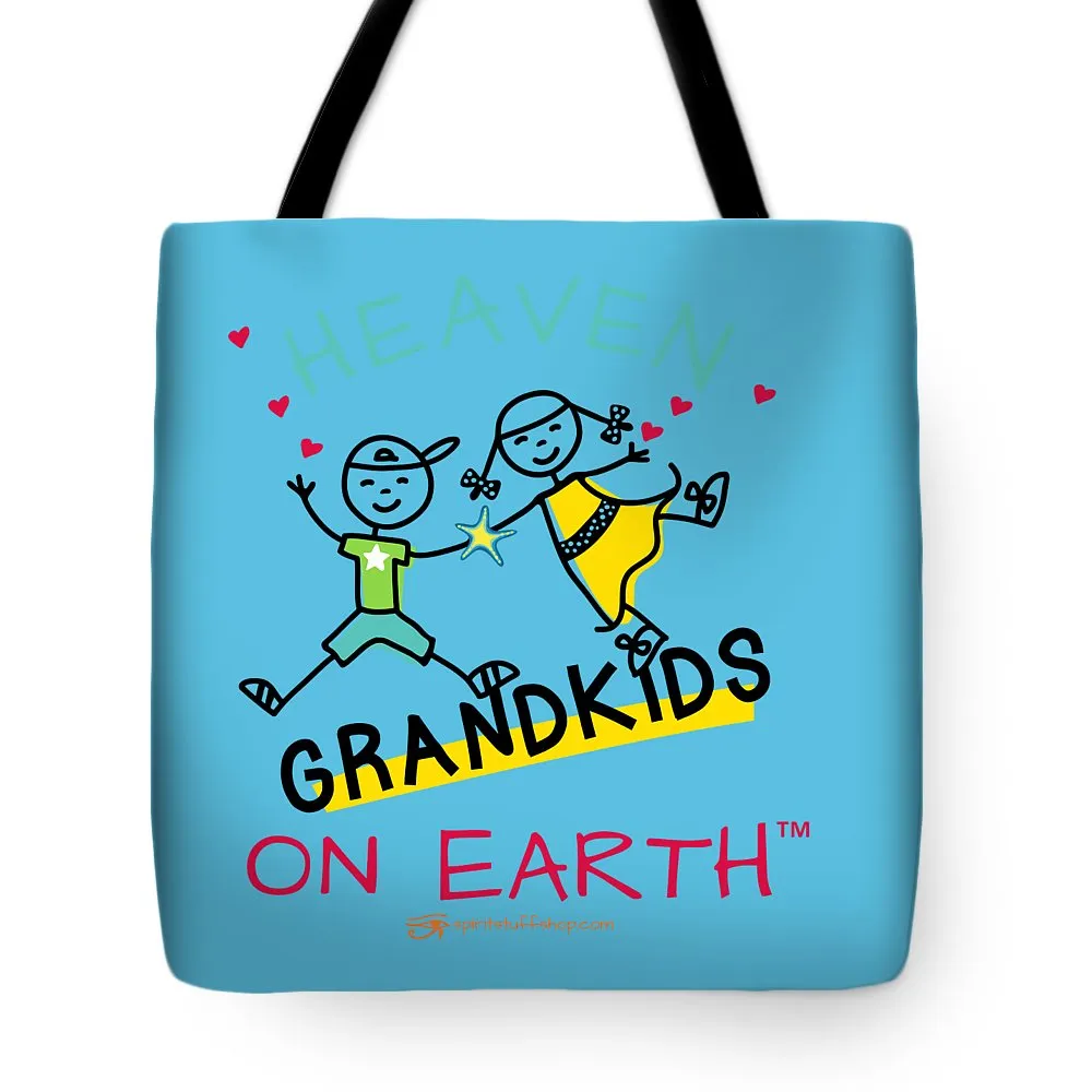 Grandkids Heaven on Earth - Tote Bag