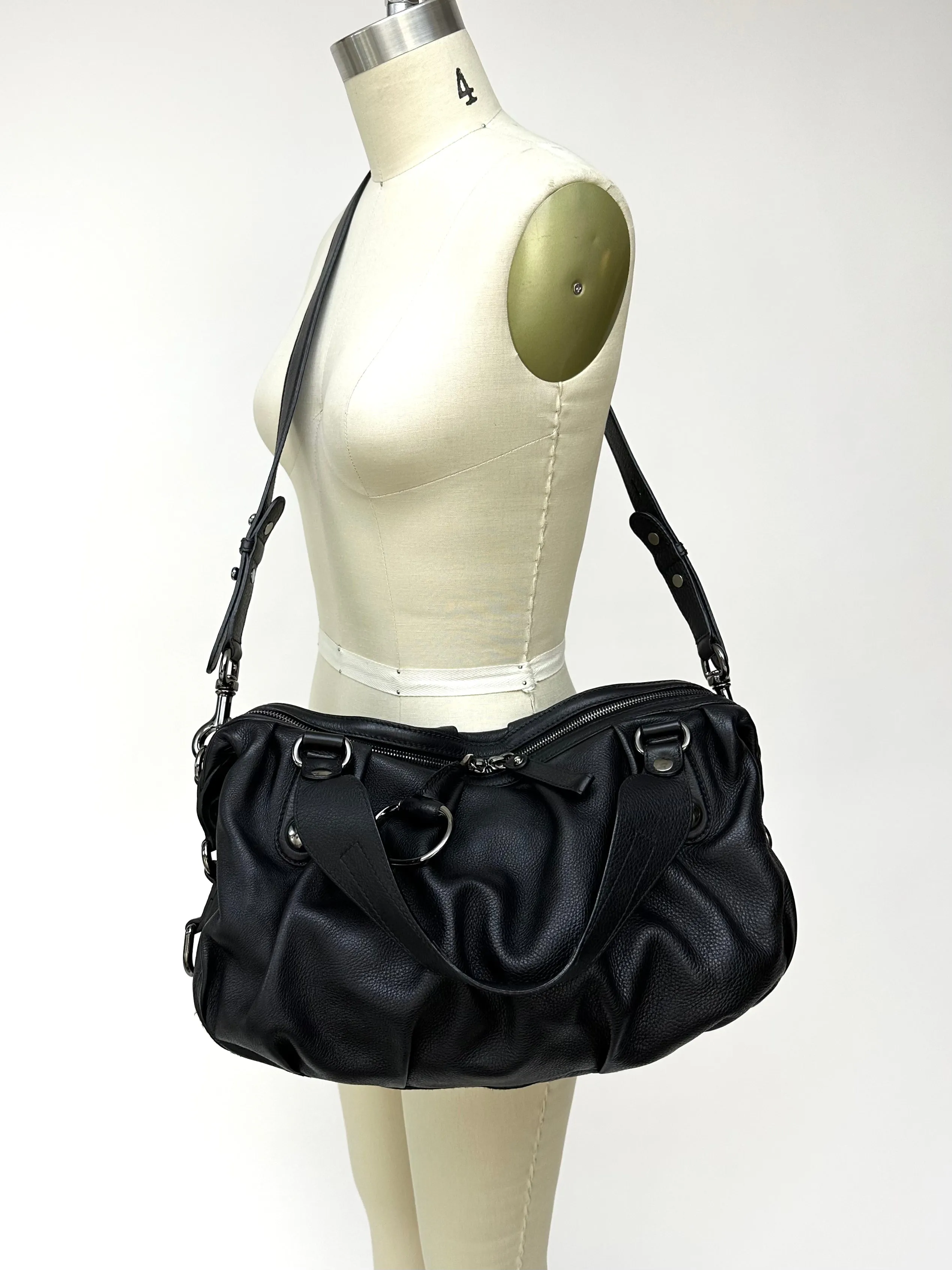 Gucci Icon Bit Leather Dual Strap Bag*