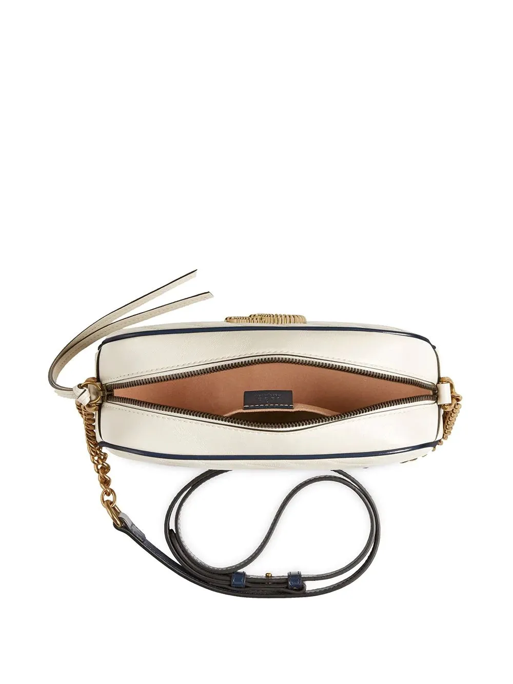 Gucci Small GG Marmont Shoulder Bag in White