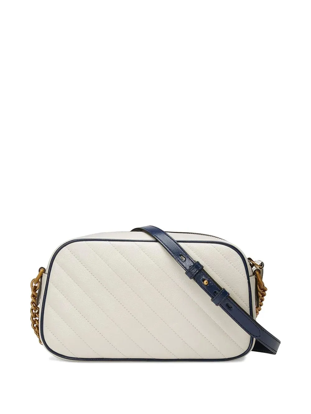 Gucci Small GG Marmont Shoulder Bag in White