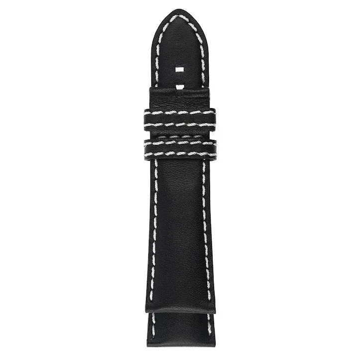 GV2 24mm Stitched Leather Strap