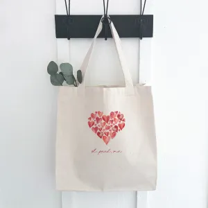 Heart of Hearts - Customizable Canvas Tote Bag