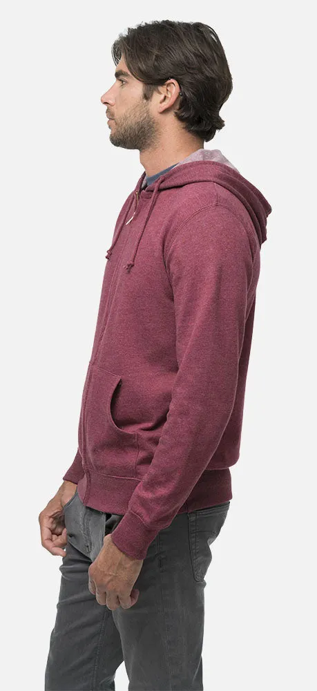 Heathered Full-Zip Hoody, EC5680