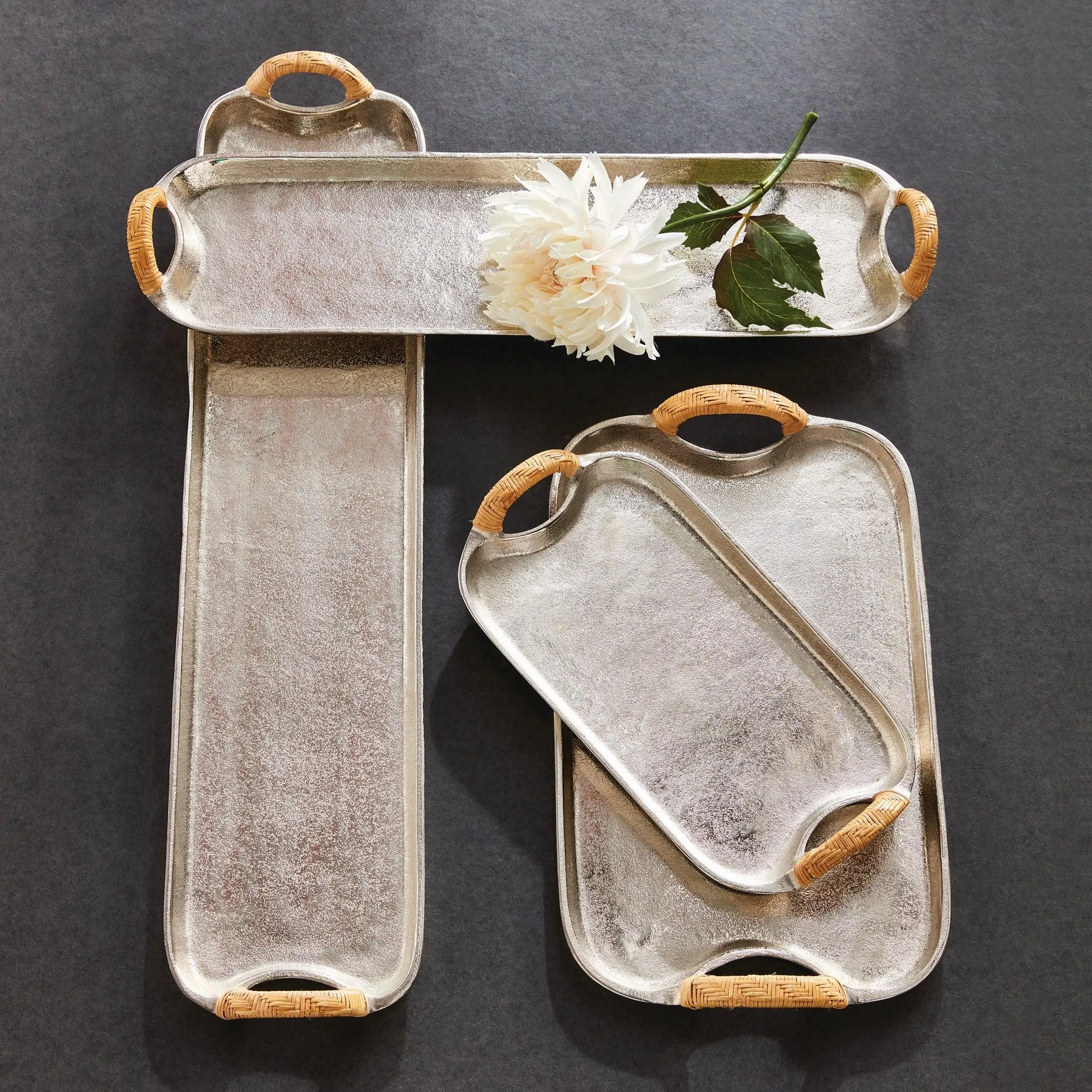 Helena Decorative Long Trays, Set Of 2