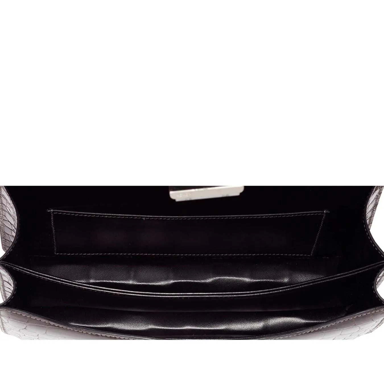 Hermes Graphite Niloticus Crocodile Constance Elan Bag Palladium Hardware