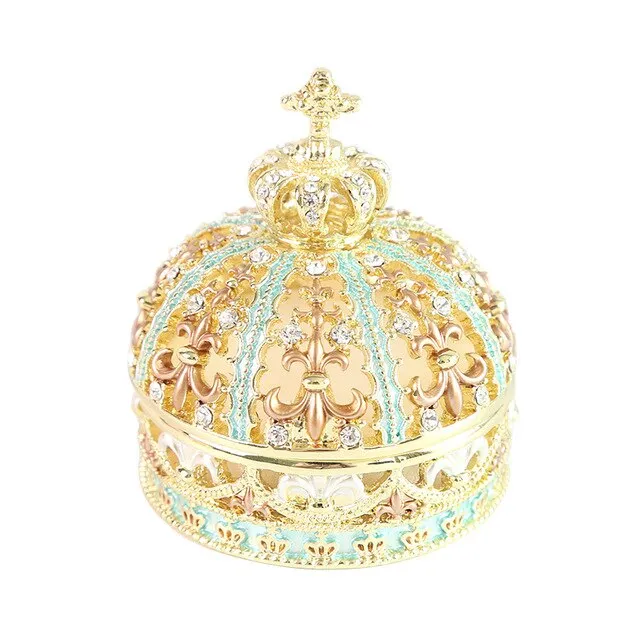 High-Class European Crown Propose Ring Necklace Bracelet Gift Box