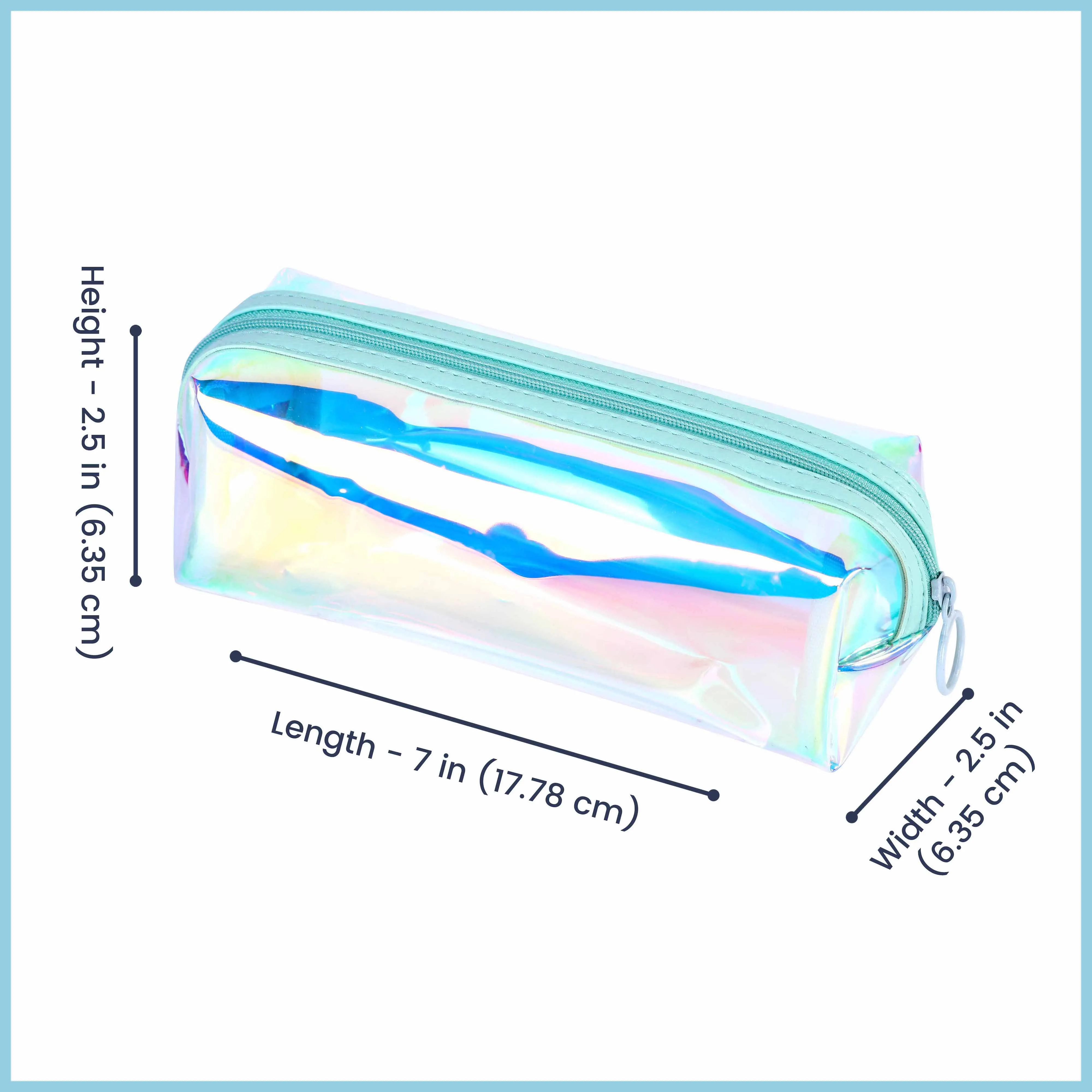 Holographic Clear Makeup Pouch and Pencil Case