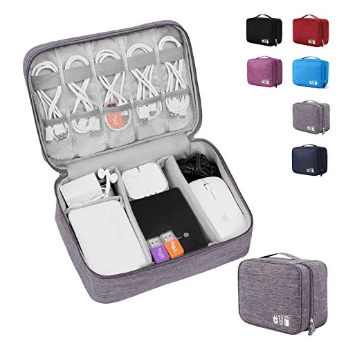Homlly Travel Universal Cable Organizer Pouch
