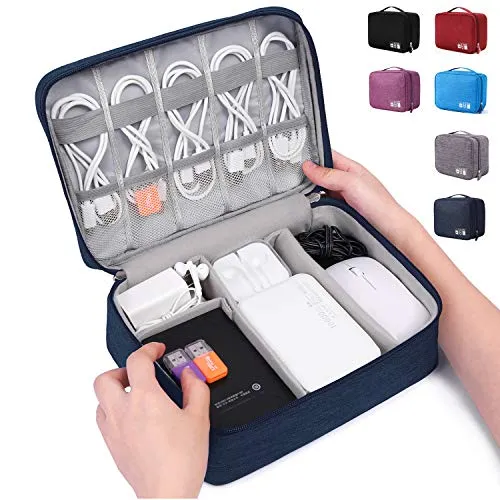 Homlly Travel Universal Cable Organizer Pouch