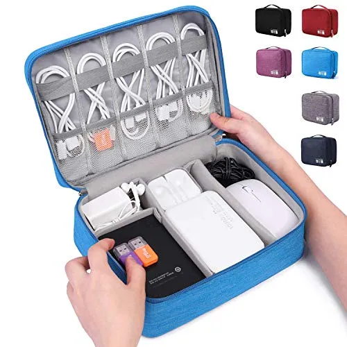 Homlly Travel Universal Cable Organizer Pouch