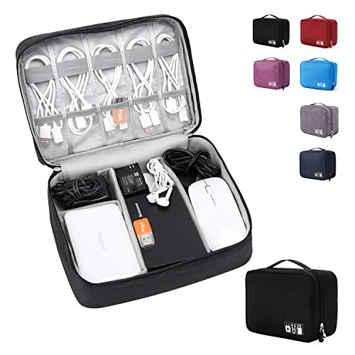 Homlly Travel Universal Cable Organizer Pouch