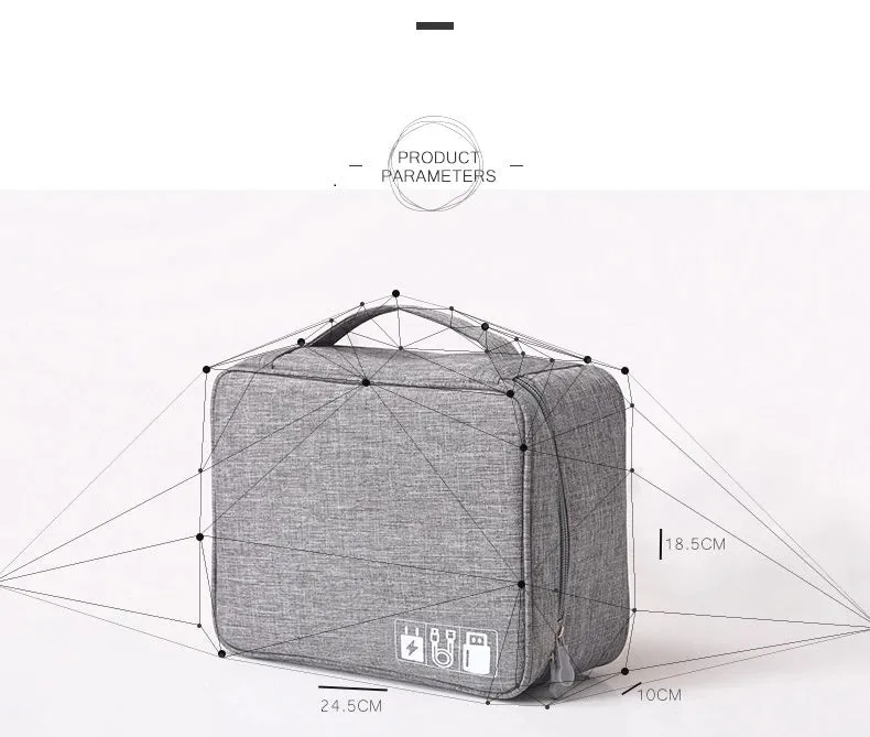 Homlly Travel Universal Cable Organizer Pouch