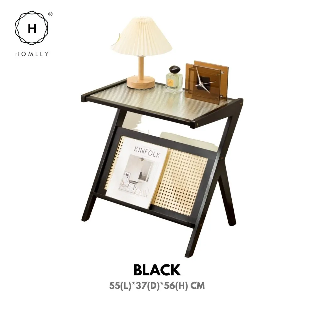 Homlly Z Rattan Side Table