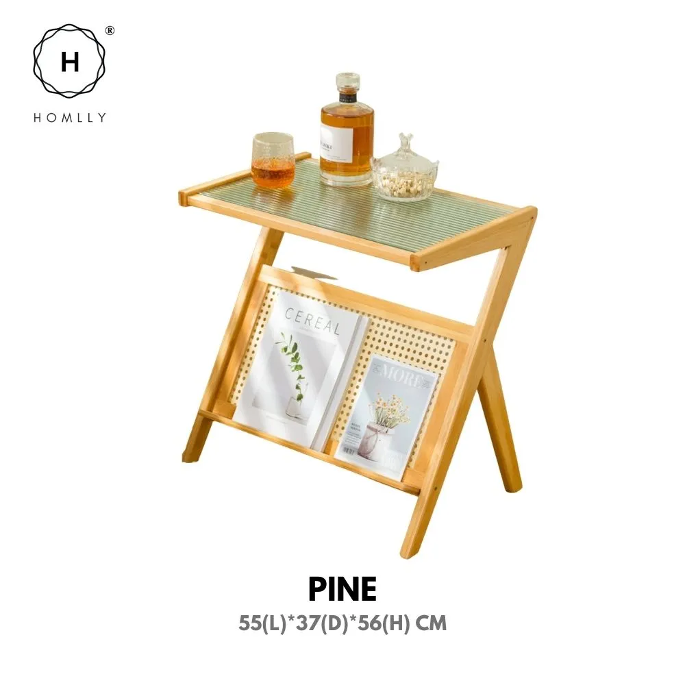 Homlly Z Rattan Side Table
