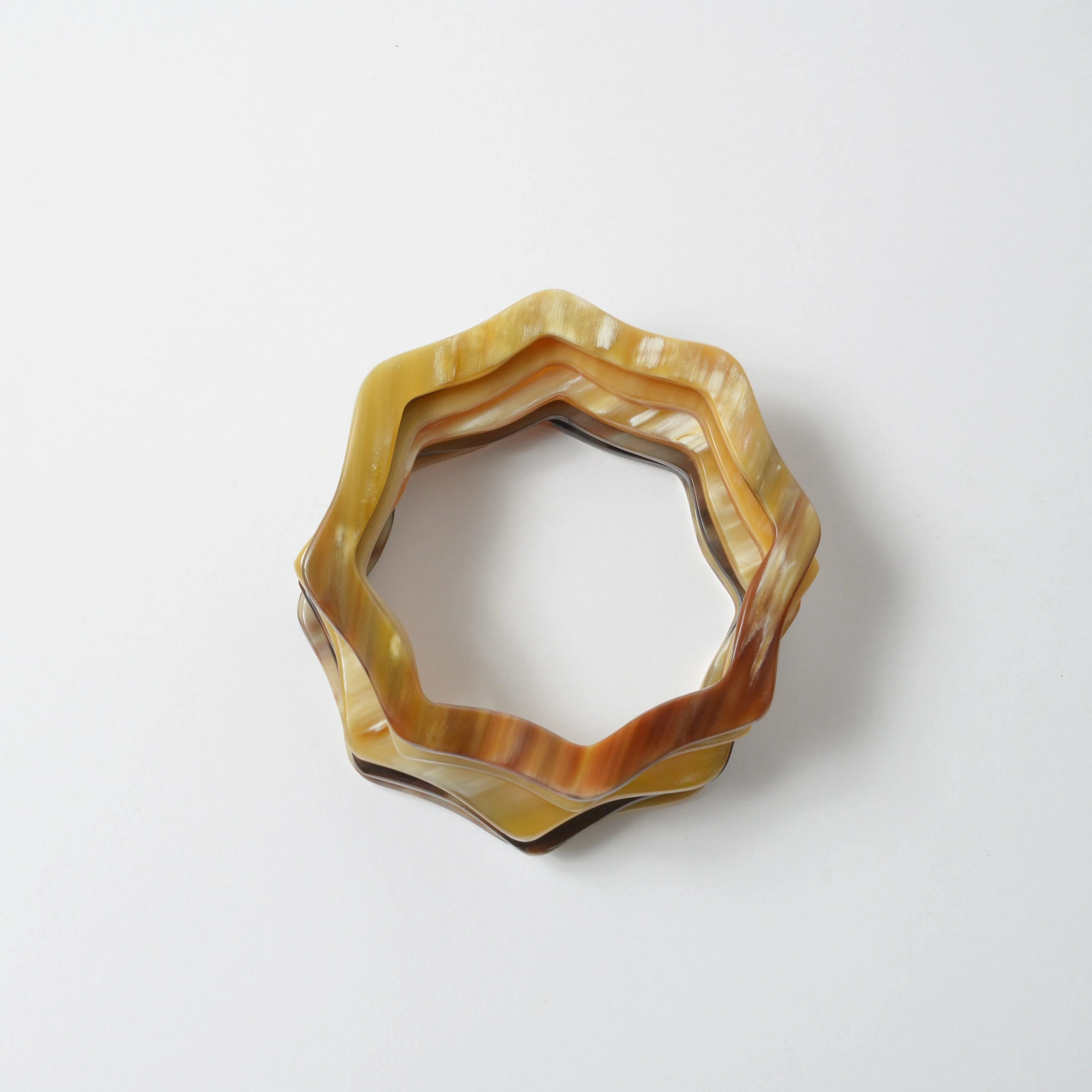 Horn Lattice Bangle