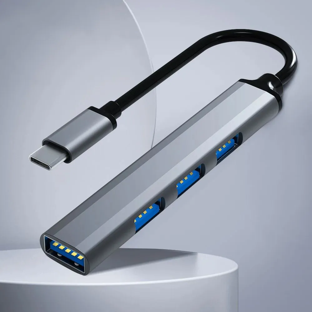 HUB - Rozgałęźnik Portu USB-C na 4 Porty USB-A