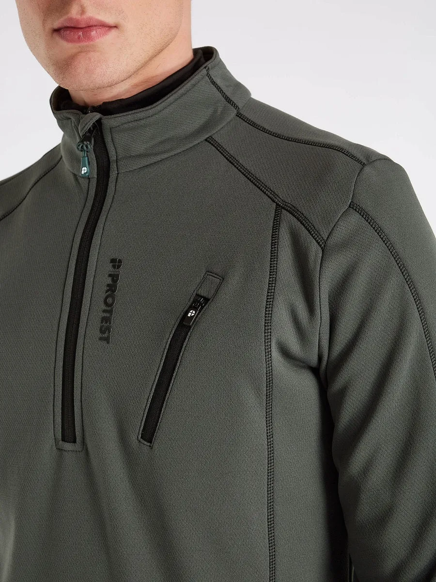 Humans 1/4 Zip Top Skivvy