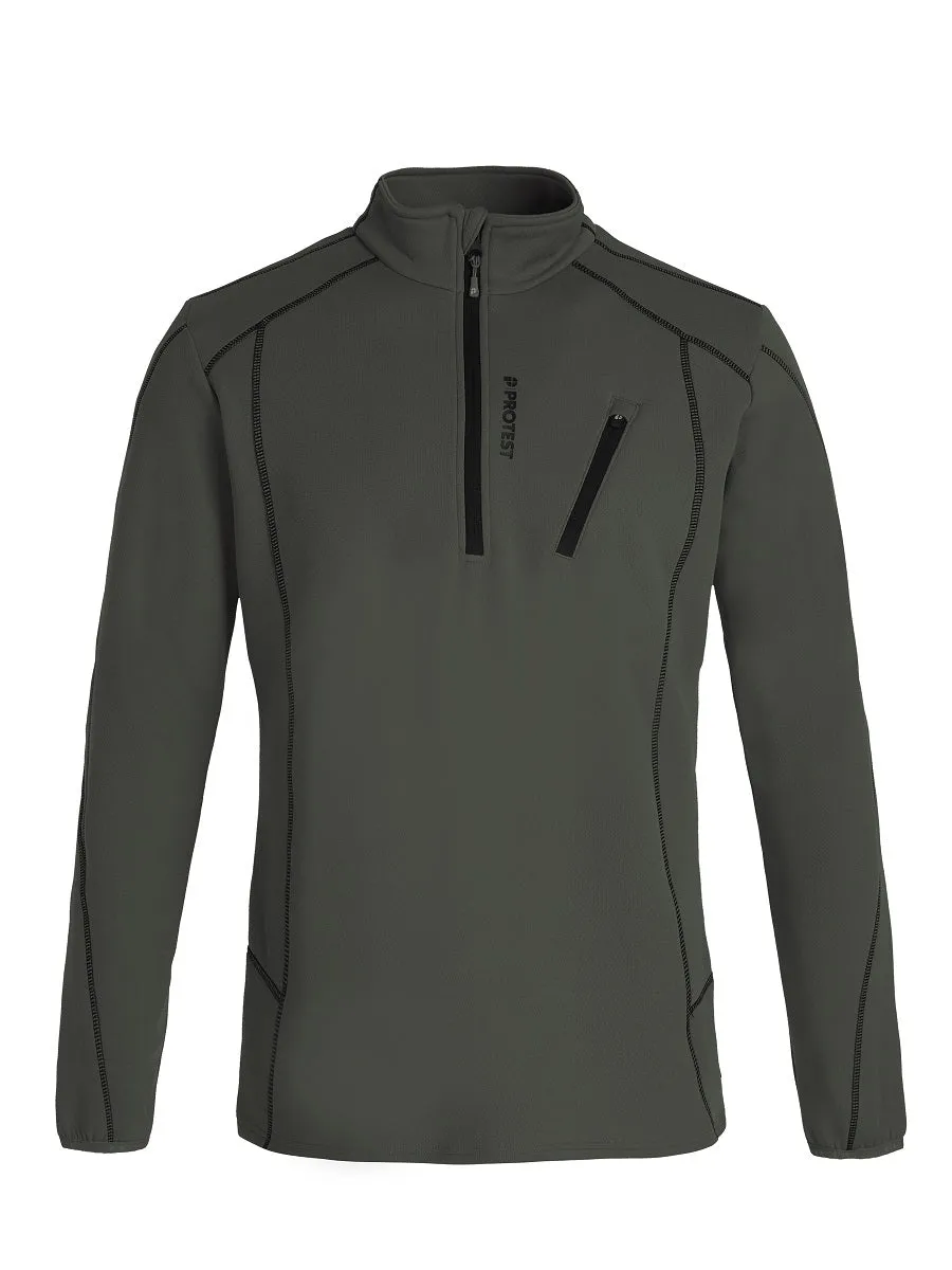 Humans 1/4 Zip Top Skivvy