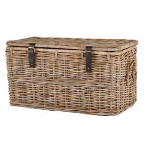 Indra Rattan Lidded Trunk