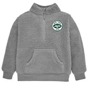 Infant & Toddler New York Jets 1/4 Zip Sherpa Top