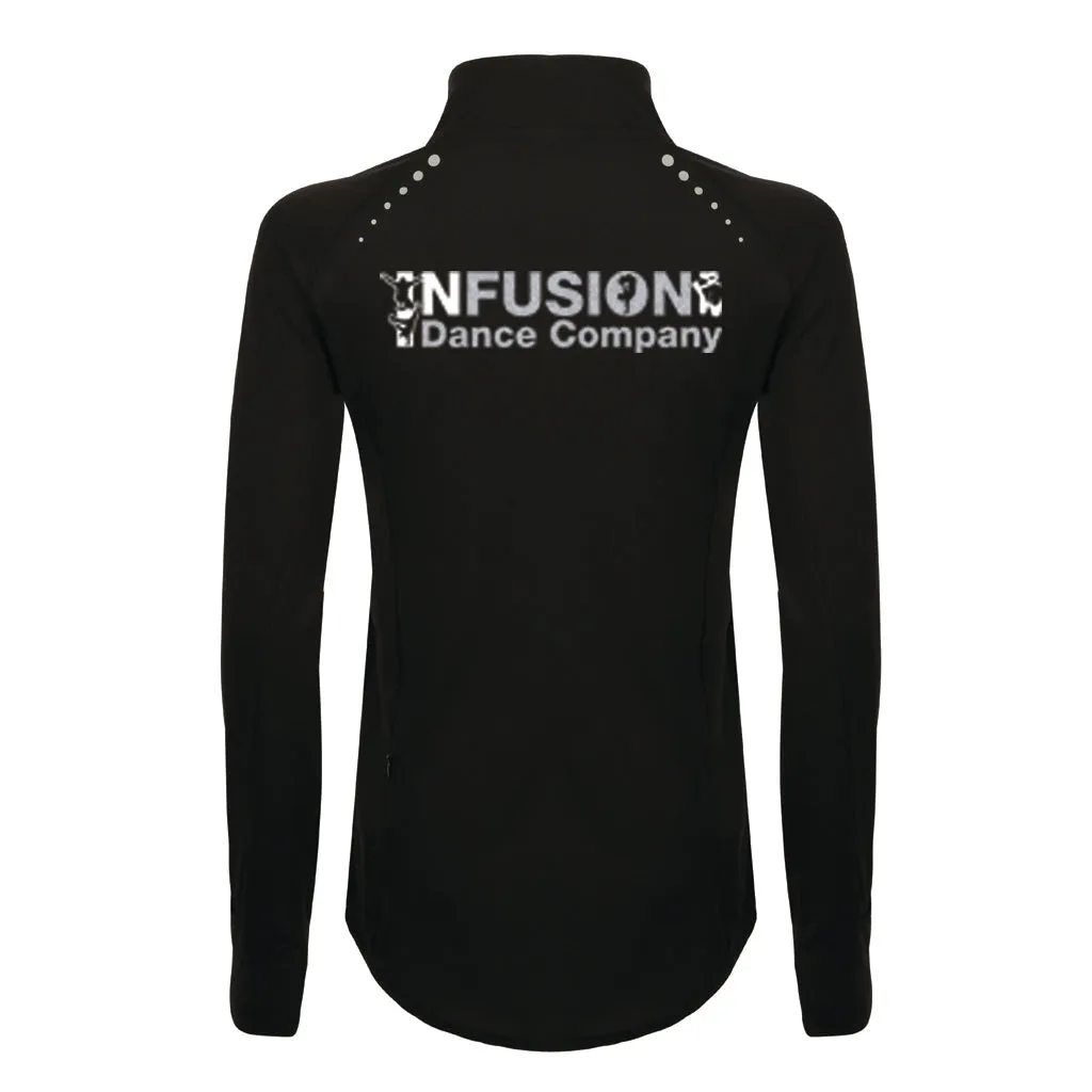 Infusion Dance Company Half Zip Drill Top