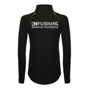 Infusion Dance Company Half Zip Drill Top
