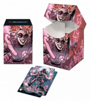 Innistrad Midnight Hunt 100  Deck Box V4 featuring Reckless Stormseeker for Magic: The Gathering