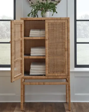 Islamorada Rattan Tall Cabinet