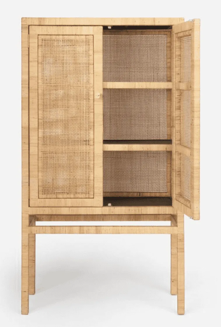 Islamorada Rattan Tall Cabinet