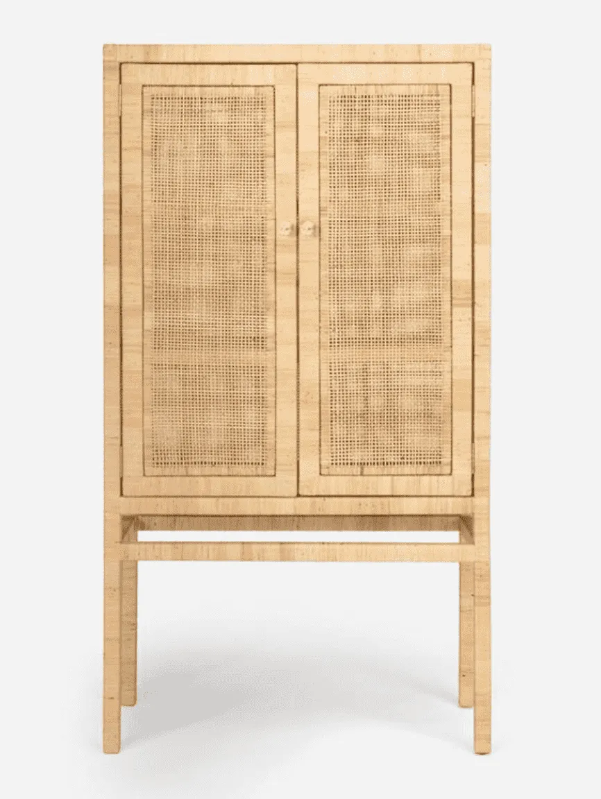 Islamorada Rattan Tall Cabinet