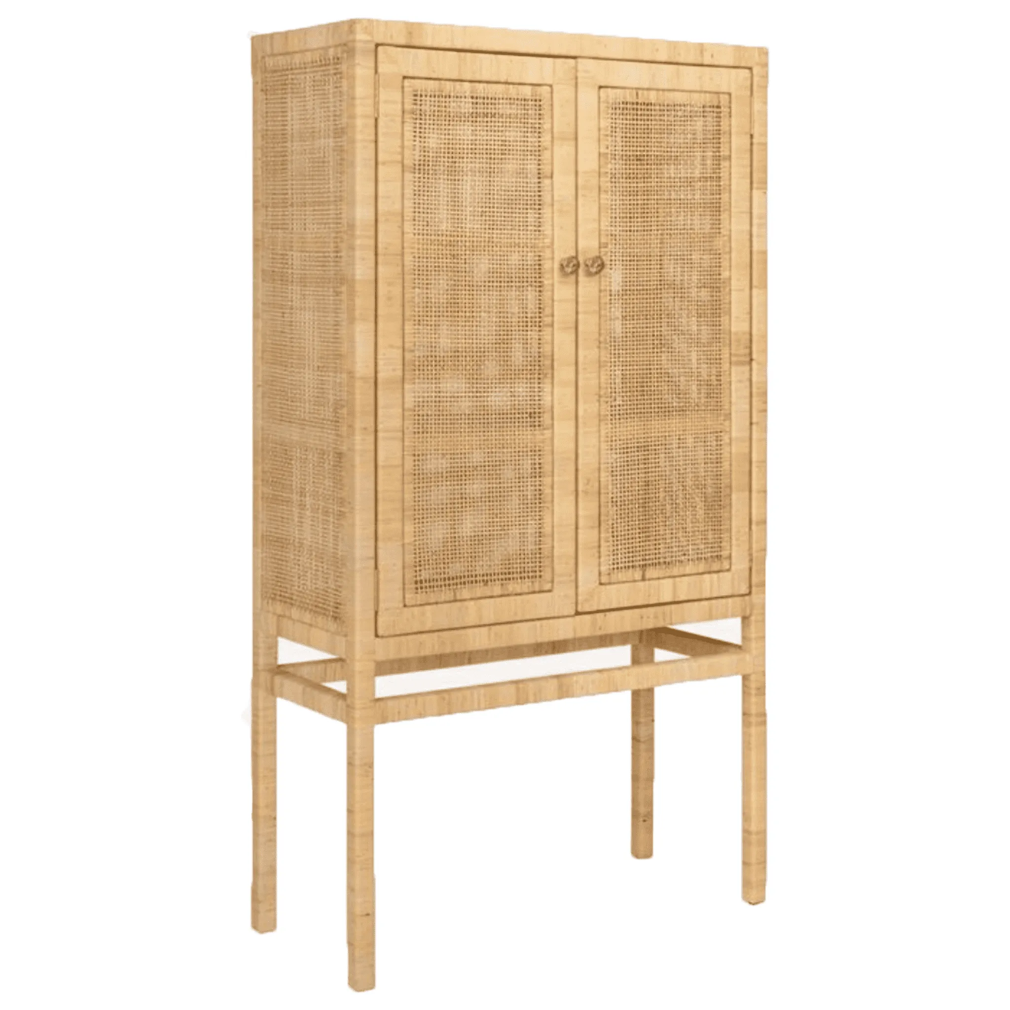 Islamorada Rattan Tall Cabinet