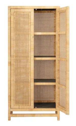 Islamorada Rattan Tall Narrow Cabinet