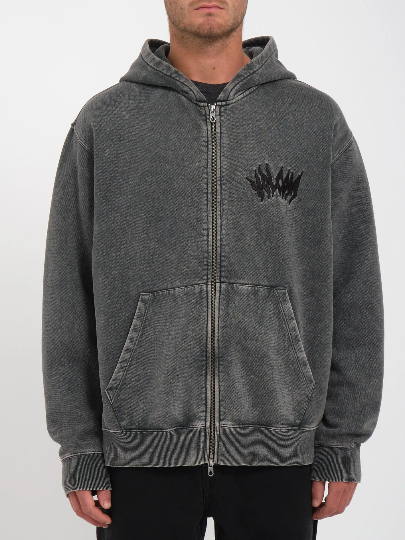 Issanka Zip Hoodie - BLACK
