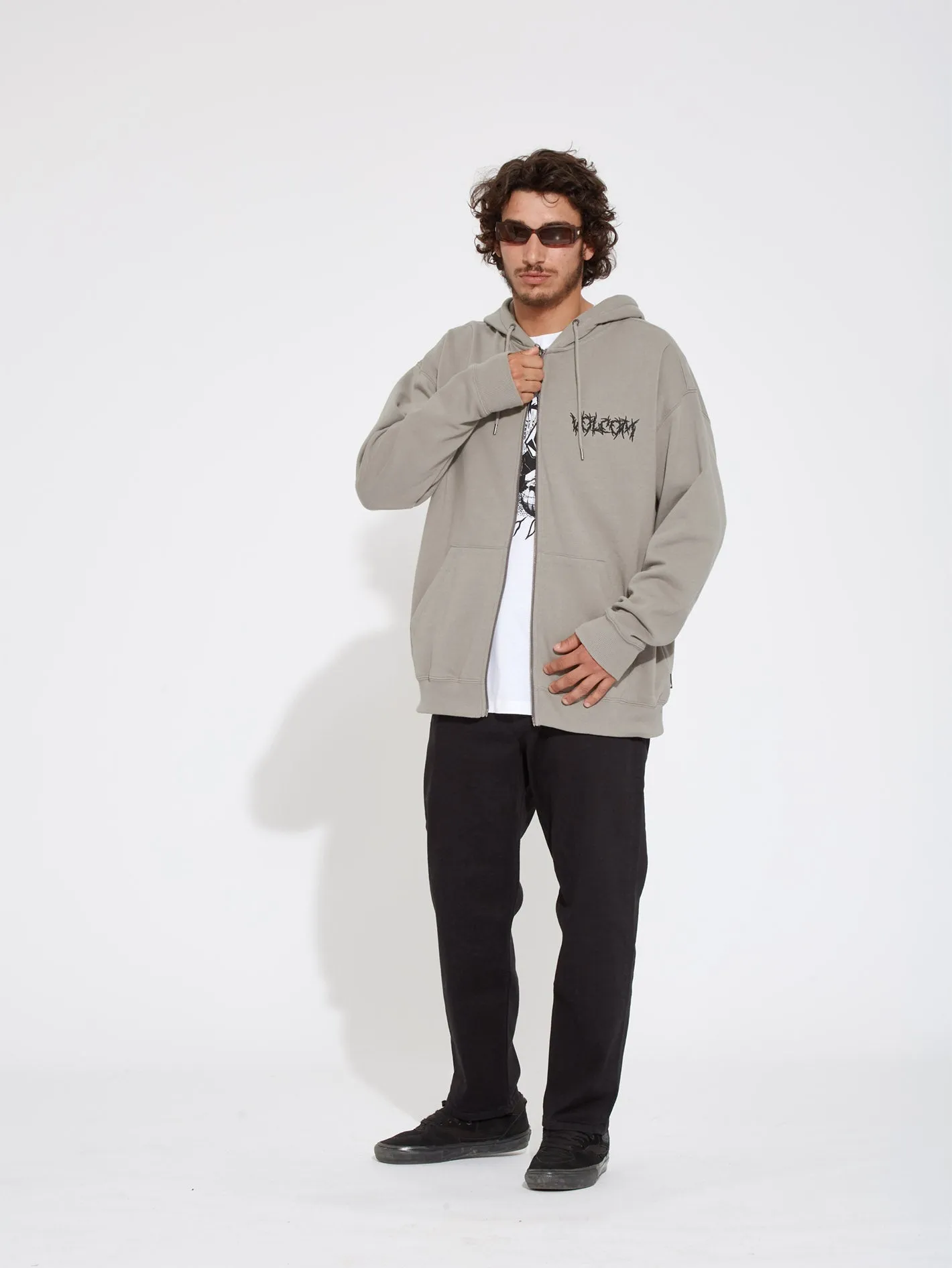 Issanka Zip Hoodie - DUSK GREY