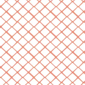 It's a Birds Life Lattice in Pink by Camelot Cottons
