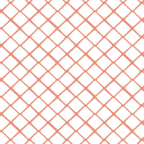 It's a Birds Life Lattice in Pink by Camelot Cottons