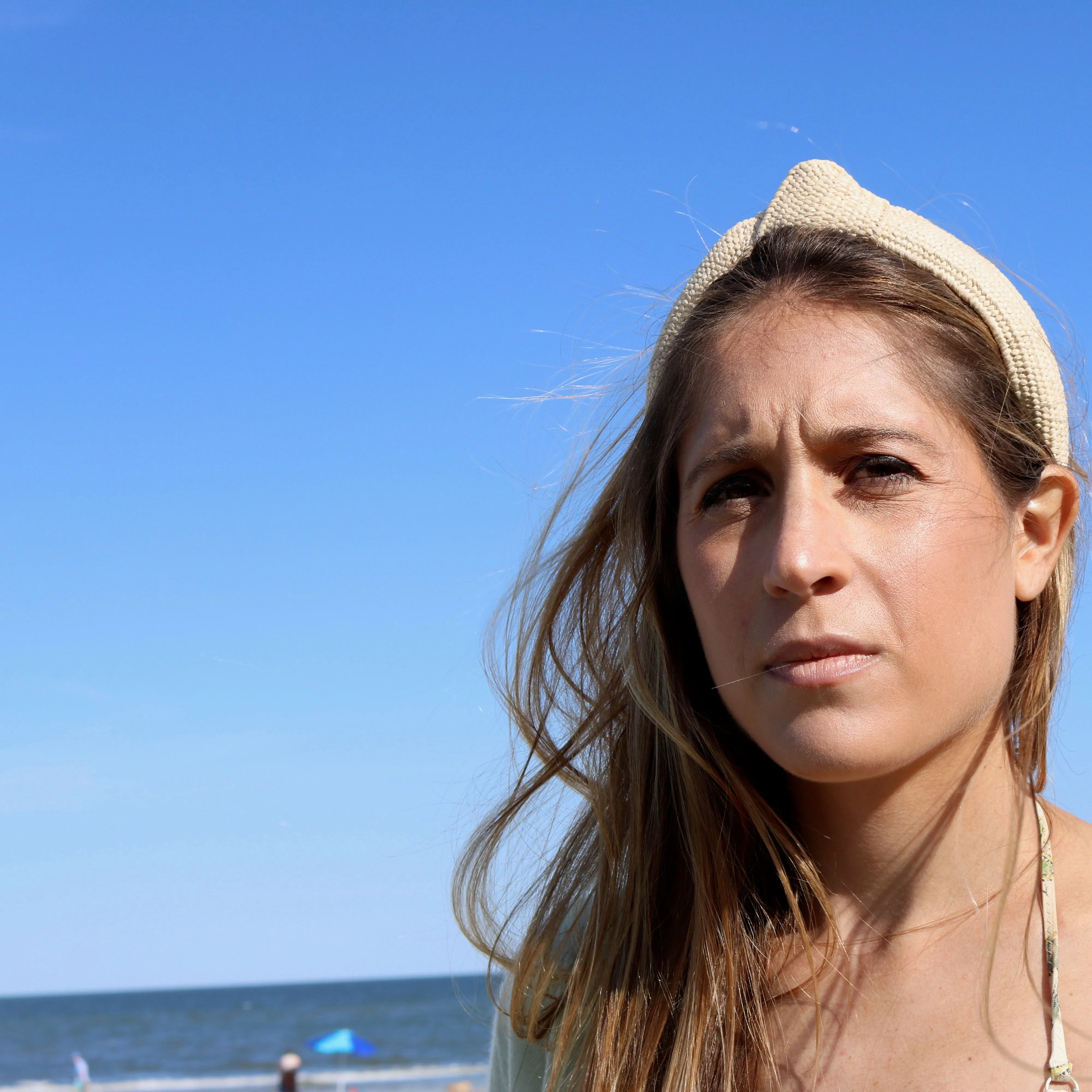 Ivory Rattan Headband